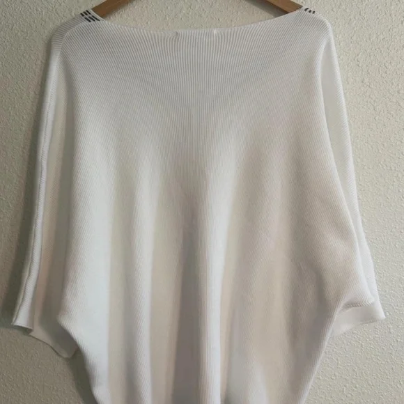 Liquid Batwing Knit Tunic Top Indie Sleaze Boho Chic Fairy Grunge Downtown Girl - Picture 8 of 8